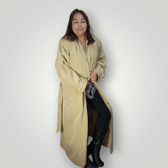 MIA WOMENA SIZE 9 TAN COLOR TRENCH COAT - Picture 1 of 5